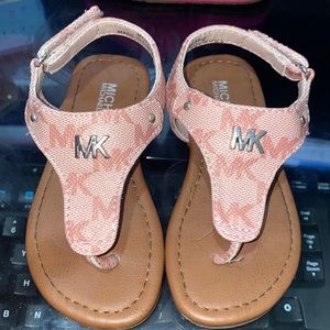 LIKE NEW TODDLER MICHAEL KORS SANDALS